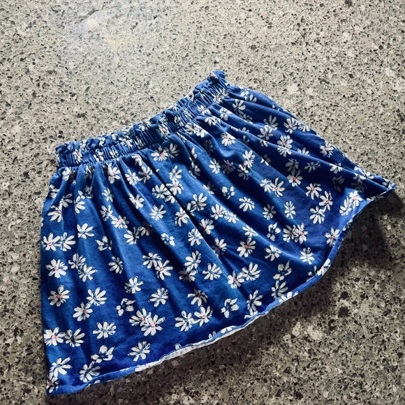 H&M Girl's 2-Piece Cotton Set - Blue/Daisy T-Shirt and Skirt - Size 3T-4T - Picture 6 of 7